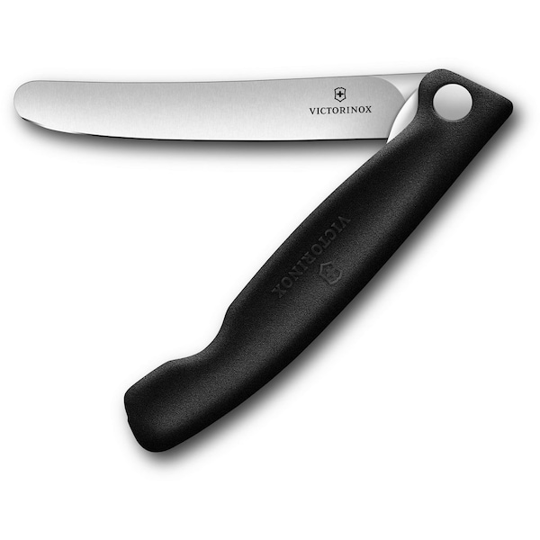 Swiss Army Brands 2024 Victorinox Kitchen Swiss Classic Foldable Paring Knife, Straight, Black VIC-6.7803.FB - main